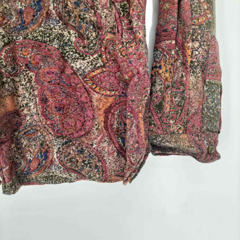 WilliWear WilliSmith ペイズリー 総柄 レーヨン L/S シャツ メンズ import:L