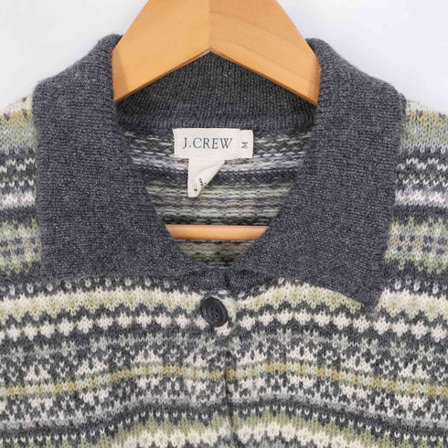 ジェイクルー J.CREW フェアアイル ウール ニットカーディガン レディース import:M