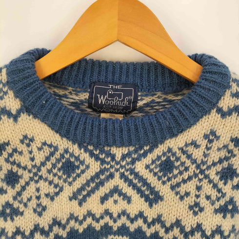 ウールリッチ WOOLRICH 80s フローラル モヘヤブレンド ウールニット レディース import:L
