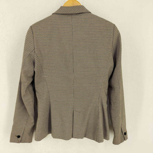 ザラ ZARA HOUNDSTOOTH TAILORED BLAZER & TROUSER レディース 36