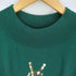イヴサンローラン Yves Saint Laurent YSLロゴ ラインストーン 装飾 ウール モックネックニット レディース import:M