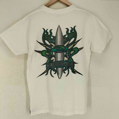 クイックシルバー Quiksilver 90s MADE IN USA 両面プリント半袖Tシャツ メンズ S