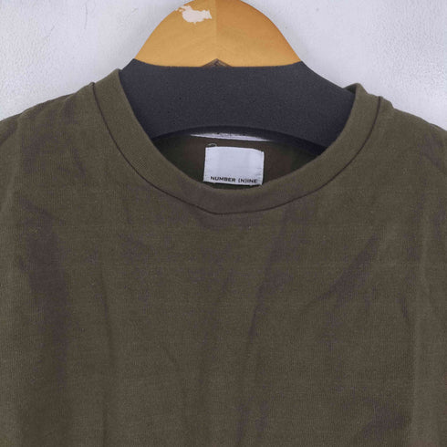 N NUMBER ヘビーウェイト コットン クルーネック Tシャツ メンズ JPN:2