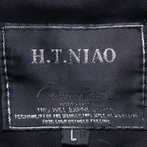 h.t.niao 裏起毛 ミリタリージャケット メンズ JPN:L