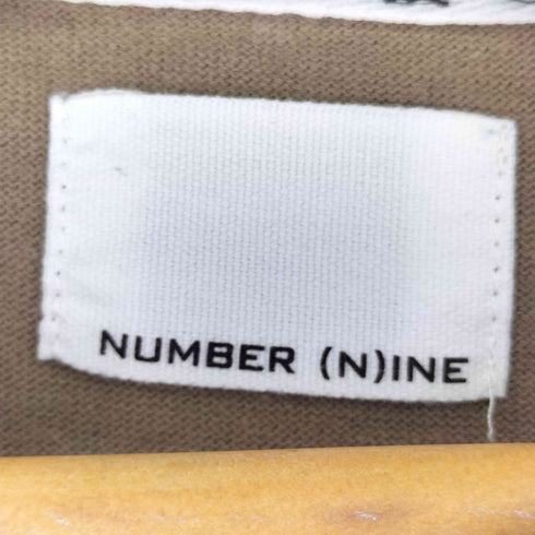 N NUMBER ヘビーウェイト コットン クルーネック Tシャツ メンズ JPN:2