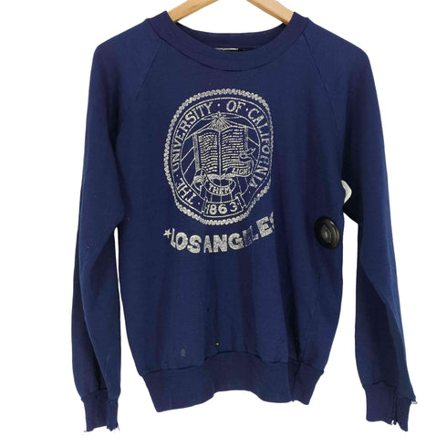 70~80s UNIVERSITY OF CALIFORNIA ラグランスウェット 雰囲気 メンズ