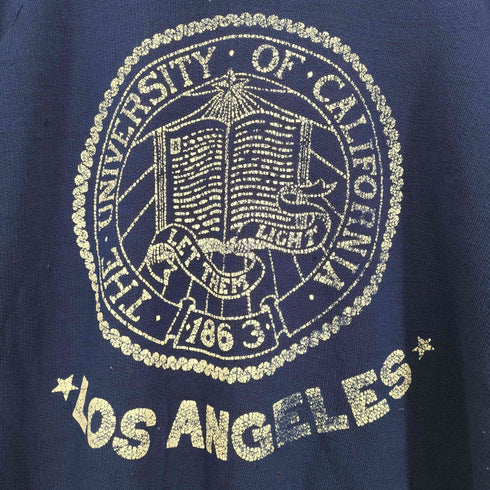 70~80s UNIVERSITY OF CALIFORNIA ラグランスウェット 雰囲気 メンズ