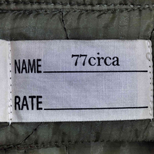 ナナナナサーカ 77circa リメイク キルティング ライナー ジャケット オーバー コート レディース