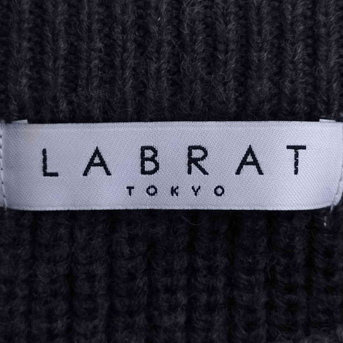 ラブラット LABRAT Damage Sweater ダメージ加工 クルーネックニット メンズ import:M