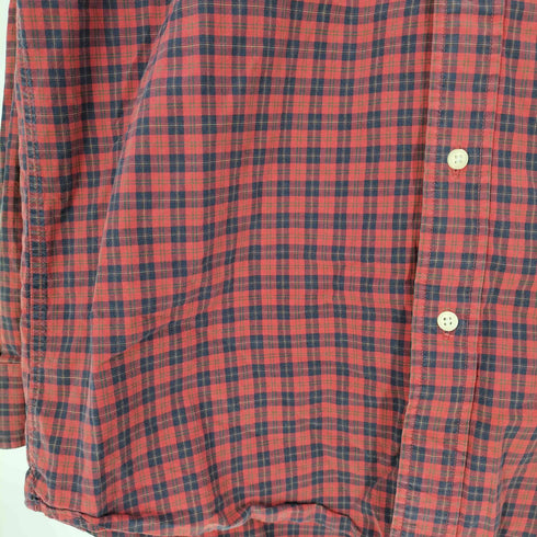 トミーヒルフィガー TOMMY HILFIGER 刺繍 ボタンダウン チェック シャツ メンズ import:M