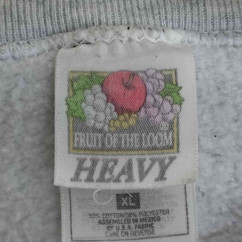 フルーツオブザルーム FRUIT OF THE LOOM 90-00s JAMESTOWN SETTELEMENT プリント クルーネックスウェット メンズ import:XL