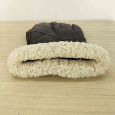 アグ UGG ボア切替レザー手袋 メンズ