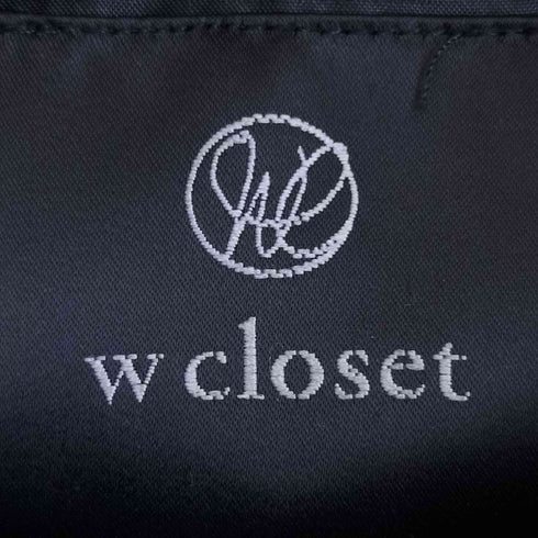 ダブルクローゼット w closet 中綿フーデッドブルゾン レディース