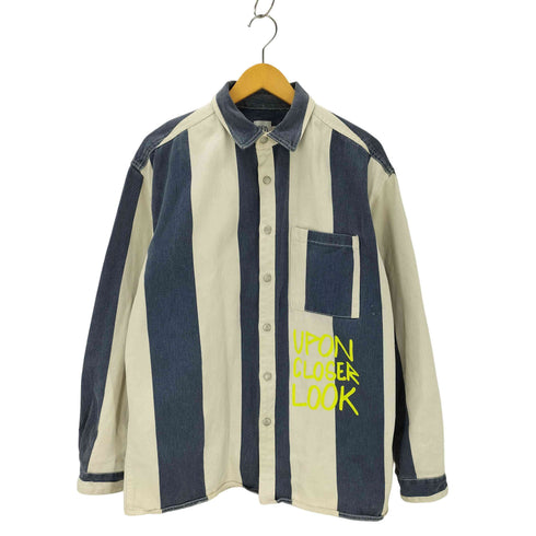 ザラ ZARA 厚手ツイル カツラギ シャツジャケット カバーオール メンズ LL