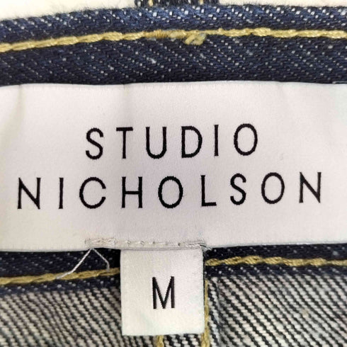 スタジオニコルソン STUDIO NICHOLSON PYAD SELVEDGE DENIM INDIGO メンズ JPN:M