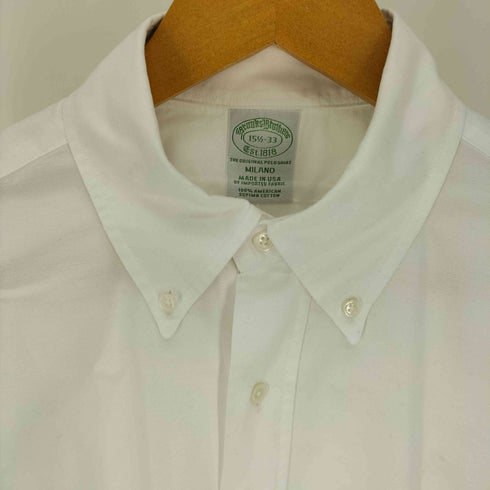 ブルックスブラザーズ BROOKS BROTHERS USA製 MILANO オックスフォード ボタンダウン L/S シャツ メンズ 15 1/2-33
