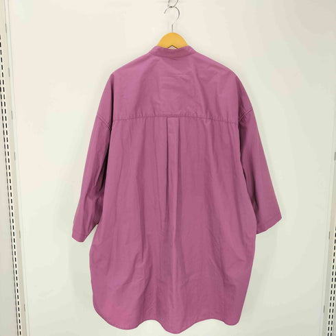 メゾンスペシャル MAISON SPECIAL 21SS エクストラプライムオーバーショートスリーブバンドカラーシャツ メンズ JPN:2