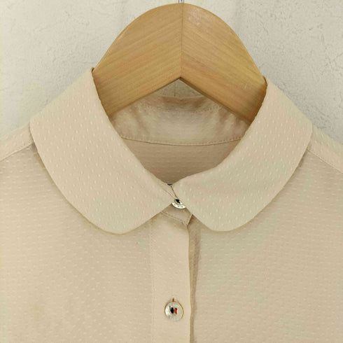 メゾンキツネ MAISON KITSUNE 丸襟 ポリシャツ レディース JPN:36