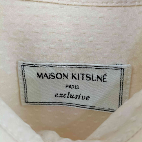 メゾンキツネ MAISON KITSUNE 丸襟 ポリシャツ レディース JPN:36