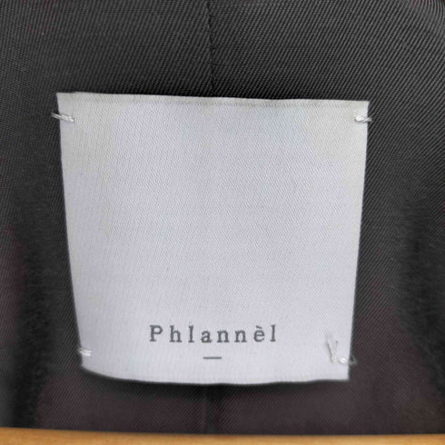 フランネル Phlannel ウール混 ダブルチェスターコート レディース JPN:0