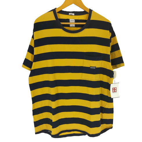 Wassup ボーダー ポケット Tシャツ メンズ import:XL