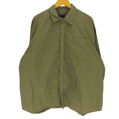 WASSUP スナップボタン コットン レギュラーカラー L/S シャツ ビッグサイズ メンズ import:XXL