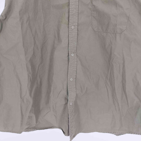 WASSUP スナップボタン コットン レギュラーカラー L/S シャツ ビッグサイズ メンズ import:XXL