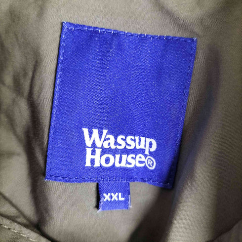 WASSUP スナップボタン コットン レギュラーカラー L/S シャツ ビッグサイズ メンズ import:XXL