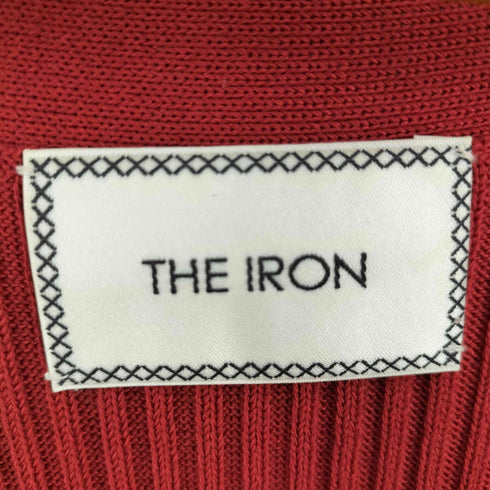 THE IRON オフショルダー リボンカーディガン レディース