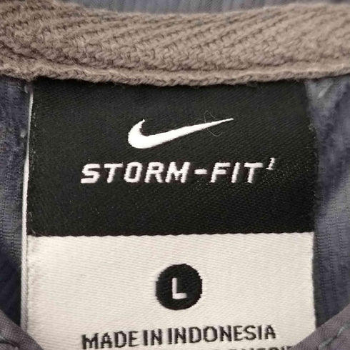 ナイキ NIKE STORM-FIT 刺繍 ハーフジップトラックジャケット 裾ドローコード メンズ import:L