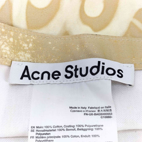 アクネストゥディオズ ACNE STUDIOS Oilcloth toteトートバッグ メンズ