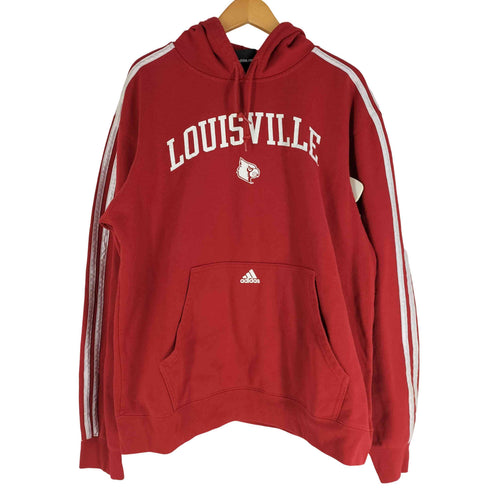 アディダス adidas LOUISVILLE プリント 3ライン プルオーバーパーカー メンズ