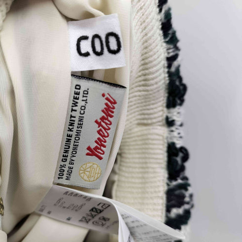 コーヘン COOHEM MOLE CHECK TWEED SKIRT モールチェックツイードスカート レディース JPN:S