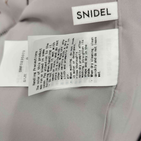 スナイデル snidel 23SS 花柄 ウエストベルト L/S ロング ワンピース レディース JPN:0
