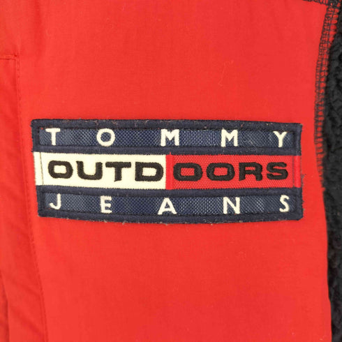 トミージーンズ tommy jeans SHERPA FLAG ZIP FLEECE フリースボアジャケット メンズ import:XS
