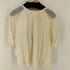 TSUNODA PARIS MADE IN ROMANIA シルク100 ギャザーブラウス レディース import:S