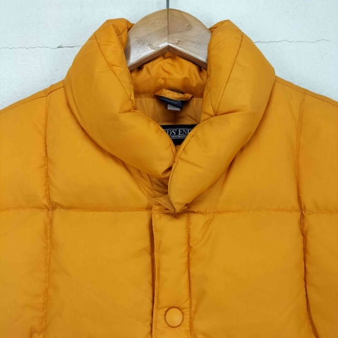 ランズエンド LANDS END キルティングナイロン グースダウンベスト メンズ S