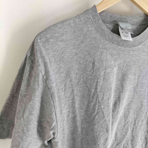 ナイキ NIKE 90-00s 銀タグ スウォッシュ刺繍 シングルステッチ 半袖Tシャツ メンズ import:L