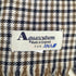 アクアスキュータム AQUASCUTUM For ANA イングランド製 ウールチェックマフラー メンズ