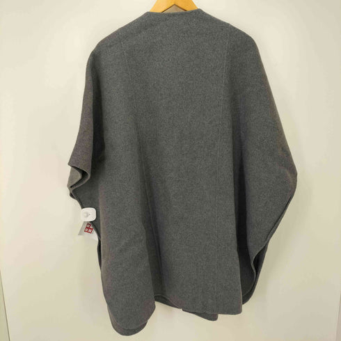 parigot ノーカラーポンチョコート レディース F