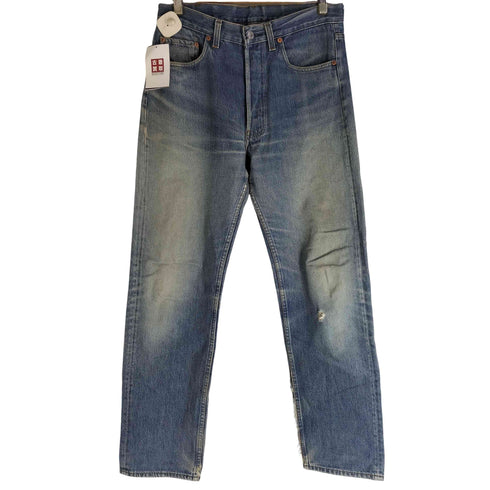 リーバイス Levis 90-00s ボタン裏555 バレンシア工場製 501 ボタンフライデニム メンズ W33 L36