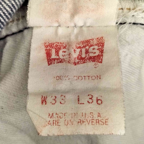 リーバイス Levis 90-00s ボタン裏555 バレンシア工場製 501 ボタンフライデニム メンズ W33 L36