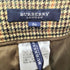 バーバリーロンドン BURBERRY LONDON カシミヤ混 千鳥格子 クルミボタン スラックス パンツ レディース 36