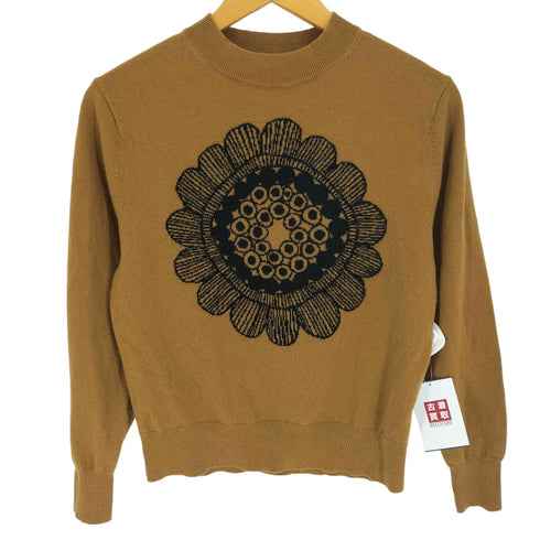 マリメッコ marimekko コラボ 花柄 ウール ニット レディース JPN:M