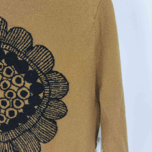 マリメッコ marimekko コラボ 花柄 ウール ニット レディース JPN:M