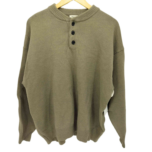 フリークスストア FREAKS STORE 23AW ボタン付きヘンリーネックニット メンズ JPN:S