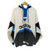 アディダスオリジナルス adidas Originals 80S 銀タグ パネルナイロン トレフォイルロゴ ハーフジップパーカー メンズ import:XL