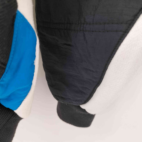 アディダスオリジナルス adidas Originals 80S 銀タグ パネルナイロン トレフォイルロゴ ハーフジップパーカー メンズ import:XL