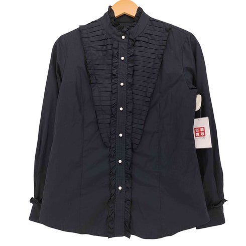 ルルウィルビー LOULOU WILLOUGHBY パールボタン フリルデザイン L/S ブラウス レディース JPN:2