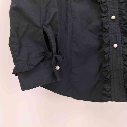 ルルウィルビー LOULOU WILLOUGHBY パールボタン フリルデザイン L/S ブラウス レディース JPN:2